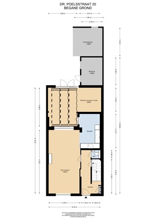 Floorplan - Dr. Poelsstraat 20, 6436 BE Amstenrade